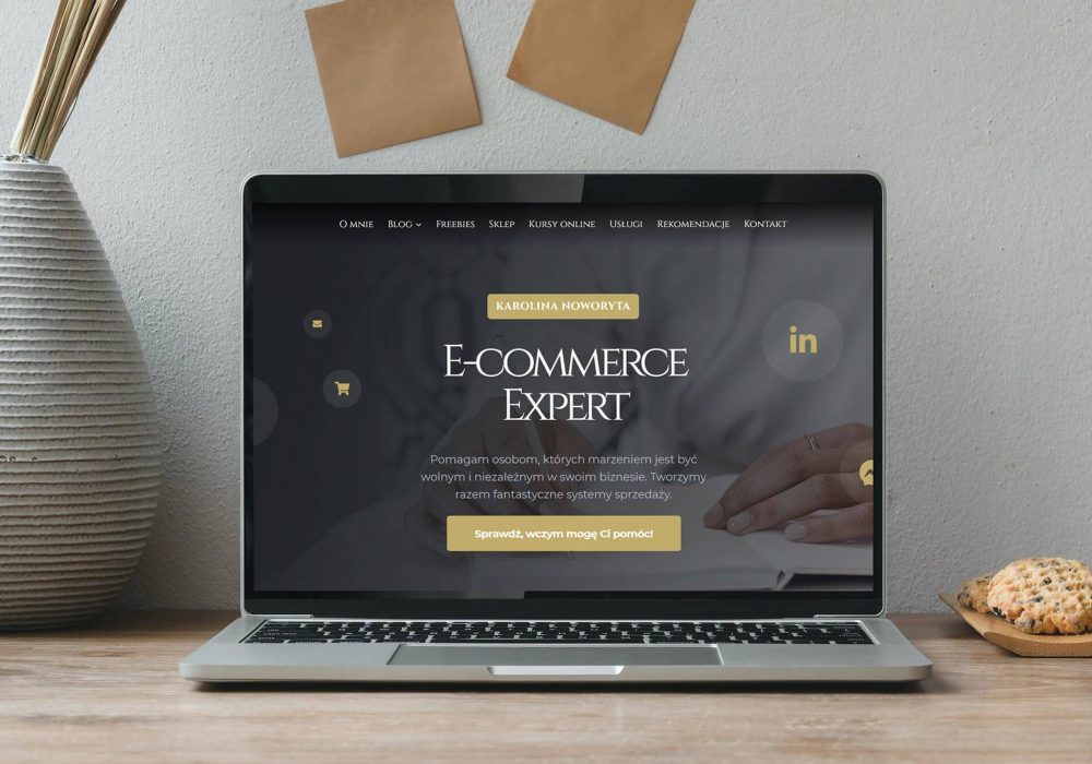 Realizacja strony głównej e-commerce